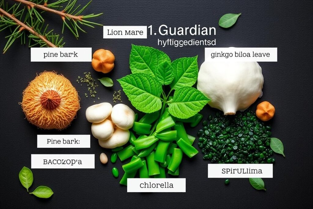 Visual representation of the key ingredients in Pineal Guardian supplement with pineal guardian reviews Visual representation of the key ingredients in Pineal Guardian supplement with pineal guardian reviews